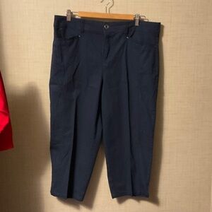 Style & Co. Navy Ankle Pants